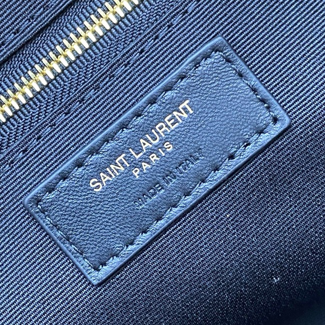 Yves Saint Laurent ICARE Medium in quilted suede 858191 CARAMEL COGNAC