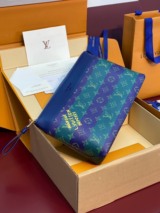 Louis Vuitton Pochette Voyage Souple M11545 BLUE