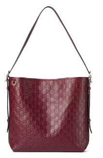 Gucci GG Emblem medium shoulder bag 847452 Rosso Ancora red