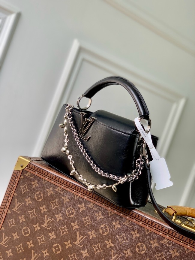 Louis Vuitton Capucines East-West Mini M14381 black