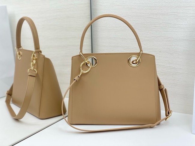 Dior Calfskin Tote Bag 6598 Apricot