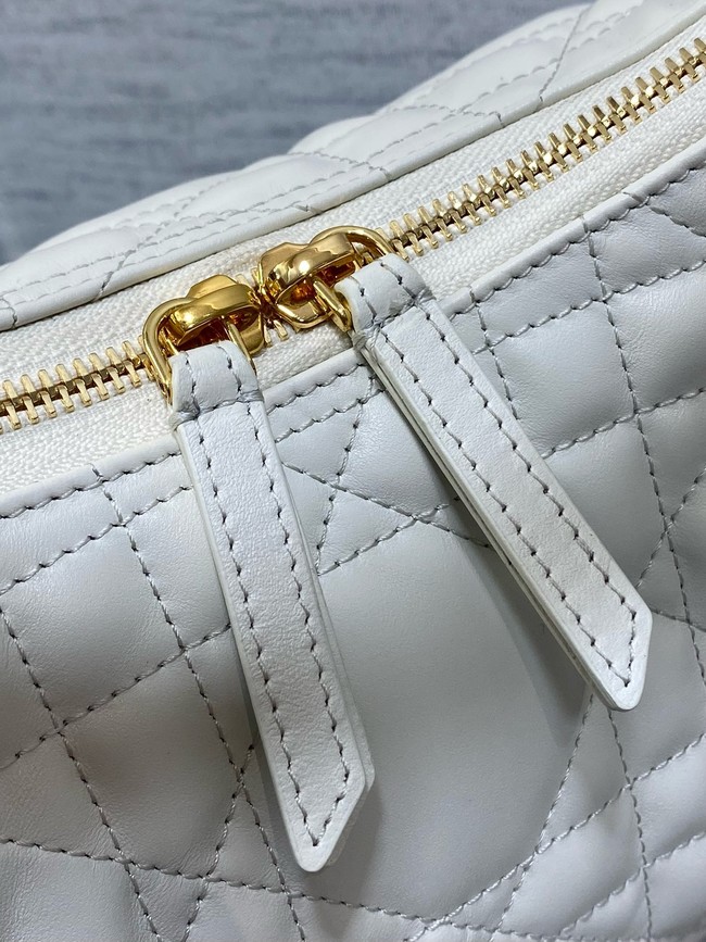 Dior Medium D-Dream Bag Macrocannage Lambskin M6323UU Latte