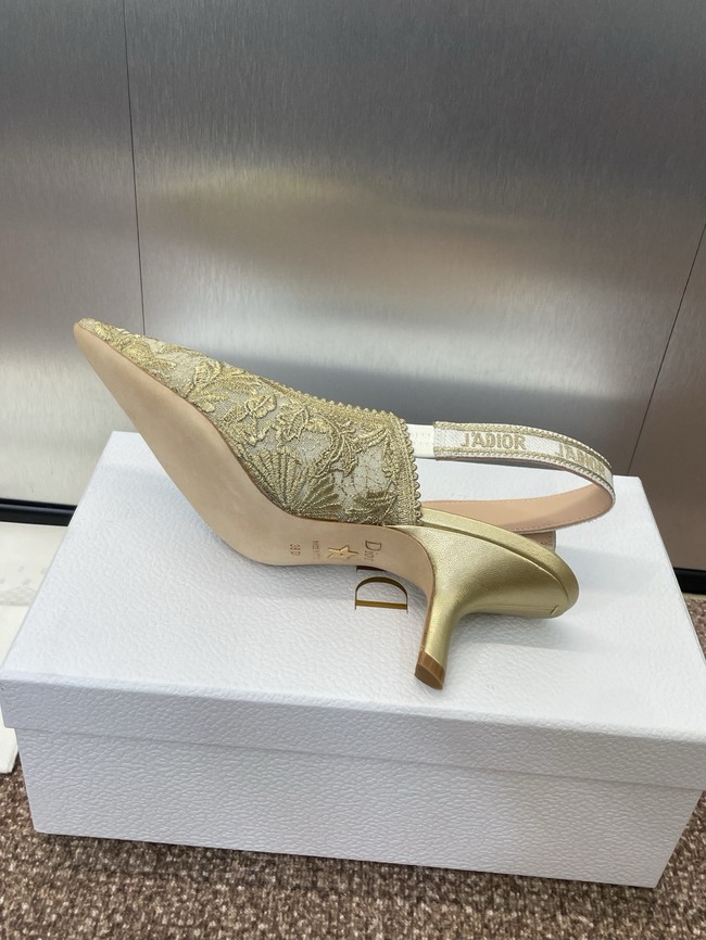 JAdior Slingback Pump Cotton Embroidered KCV367DLN-4