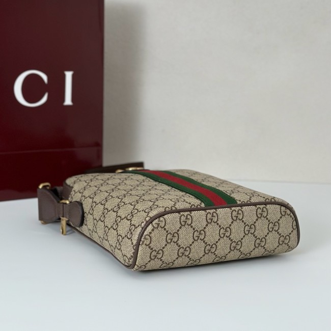 Gucci Ophidia small slingbag 839103 dark brown