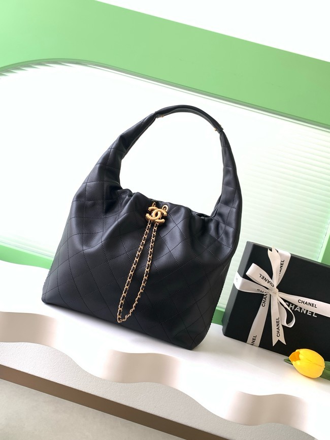 CHANEL Large Hobo Bag AS5967 black