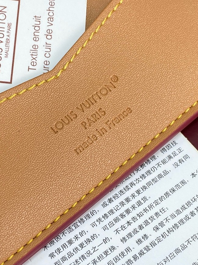 Louis Vuitton NEW Slender Wallet M26838 burgundy