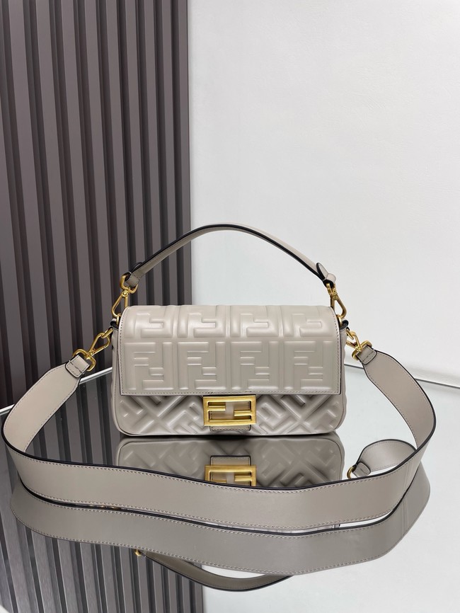 Fendi Baguette Medium Bag 8BR600 grey