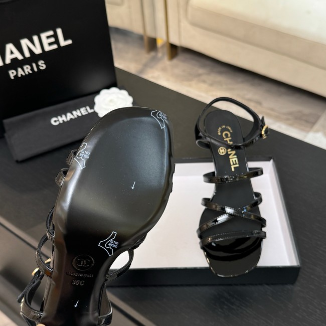 Chanel Sandals Patent Calfskin G46902-5