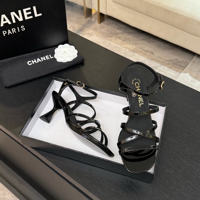 Chanel Sandals Patent Calfskin G46902-5