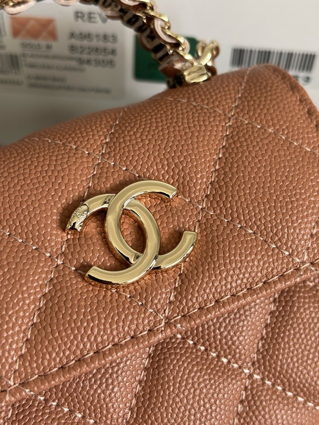 CHANEL Clutch With Chain 96183 dark pink