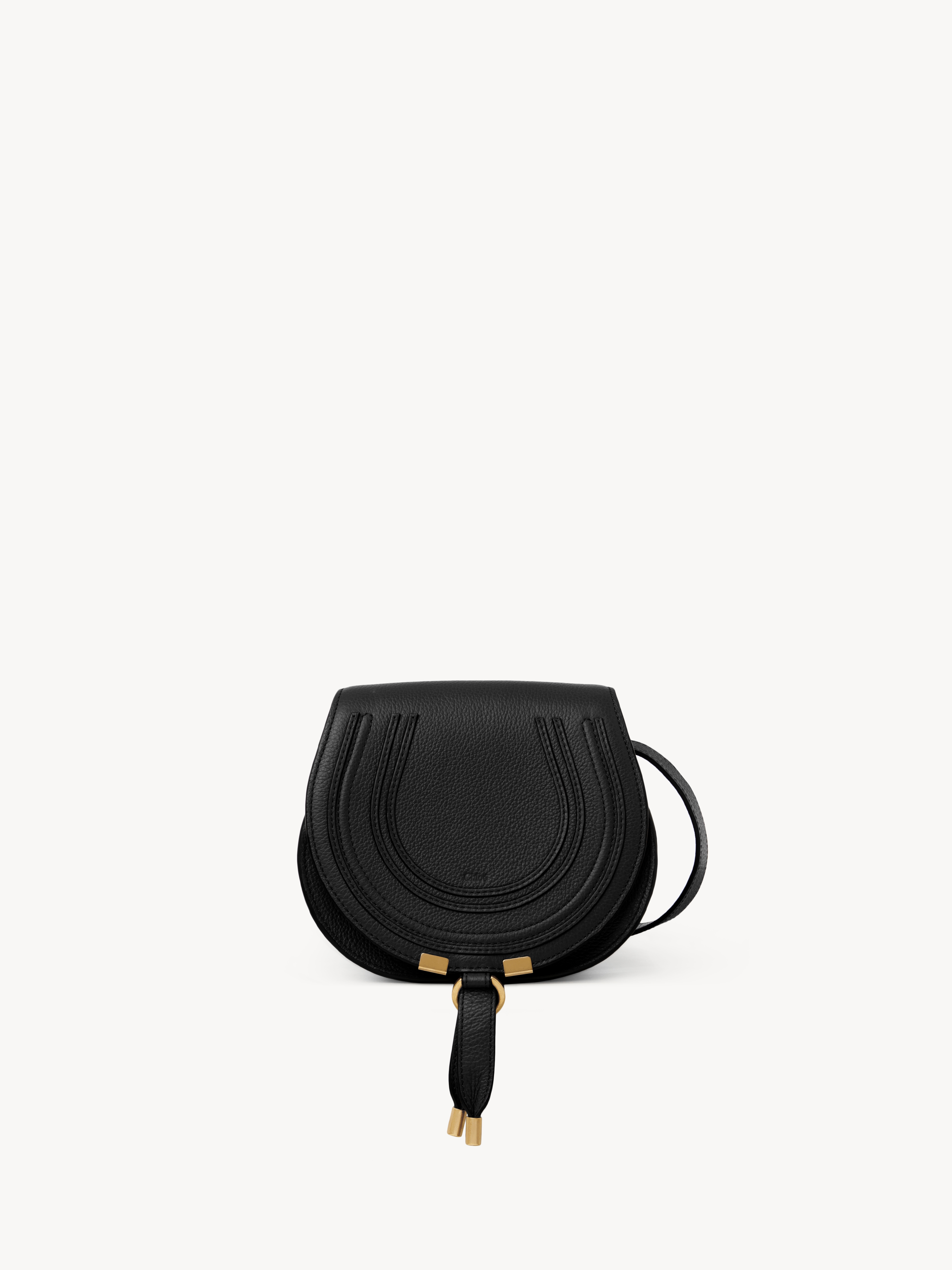 Chloe MARCIE small saddle bag 31053 black Chloe MARCIE small saddle bag 31053 black