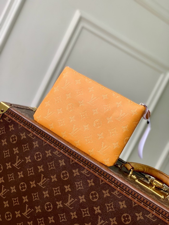 Louis Vuitton NEW Key Pouch M M27109 Saffron Yellow