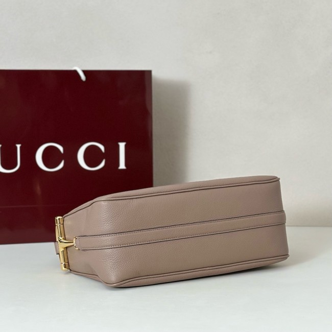 Gucci Half Horsebit medium shoulder bag 860787 gray