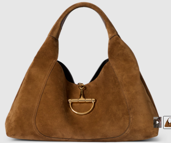 Gucci Softbit maxi shoulder bag 837466 Variation brown suede Gucci Softbit maxi shoulder bag 837466 Variation brown suede
