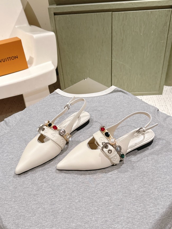 Louis Vuitton LV Vibe Slingback Flat Ballerina 1AHNAN-1