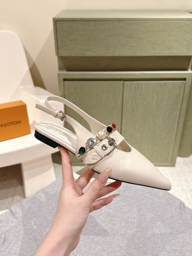 Louis Vuitton LV Vibe Slingback Flat Ballerina 1AHNAN-1