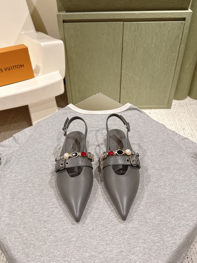 Louis Vuitton LV Vibe Slingback Flat Ballerina 1AHNAN-2