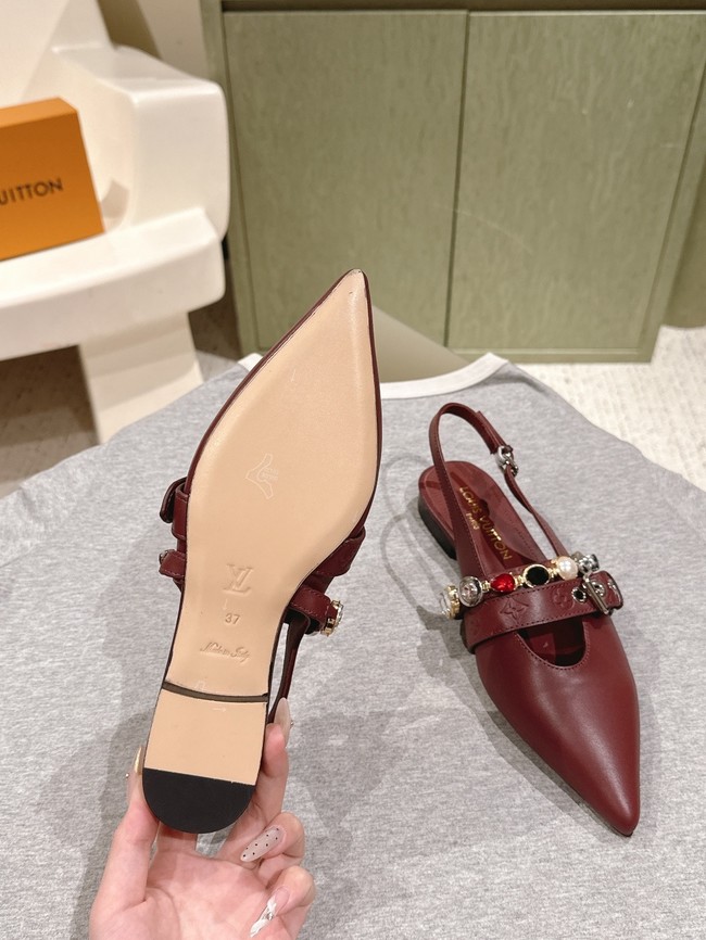 Louis Vuitton LV Vibe Slingback Flat Ballerina 1AHNAN-3