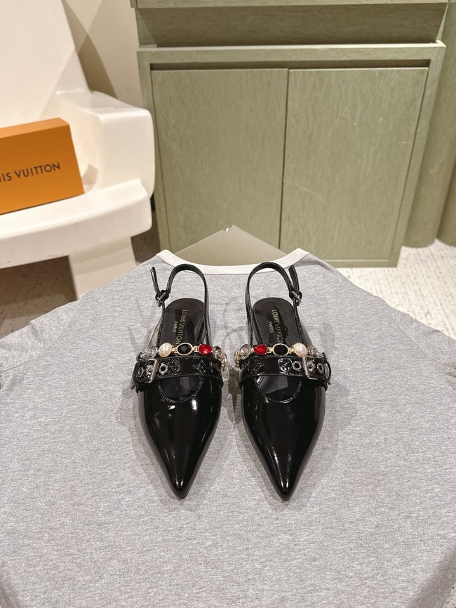 Louis Vuitton LV Vibe Slingback Flat Ballerina 1AHNAN-4