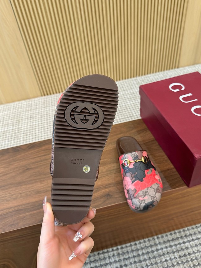 GUCCI Womens platform slide sandal 87185-5