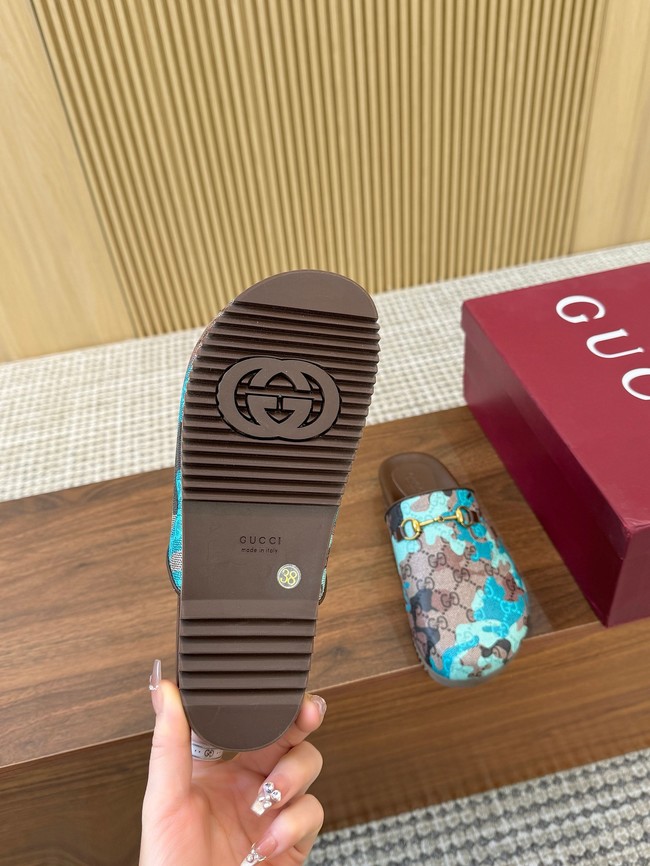 GUCCI Womens platform slide sandal 87185-6