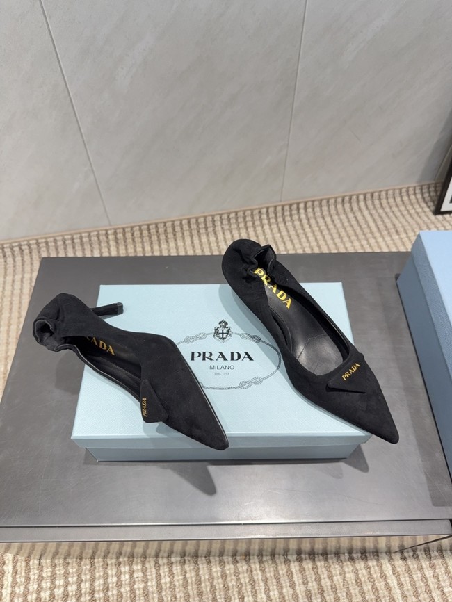 Prada Mordore leather pumps 87221-4