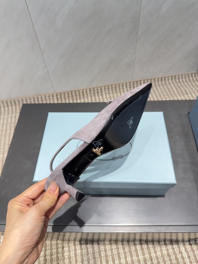 Prada leather slingback pumps 87220-1