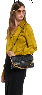 GUCCI Medium shoulder bag with chain 857622 black