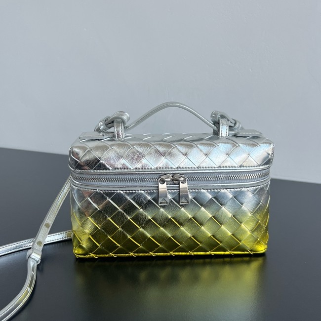 Bottega Veneta Bang Bang Intrecciato leather 789109 Silver&green