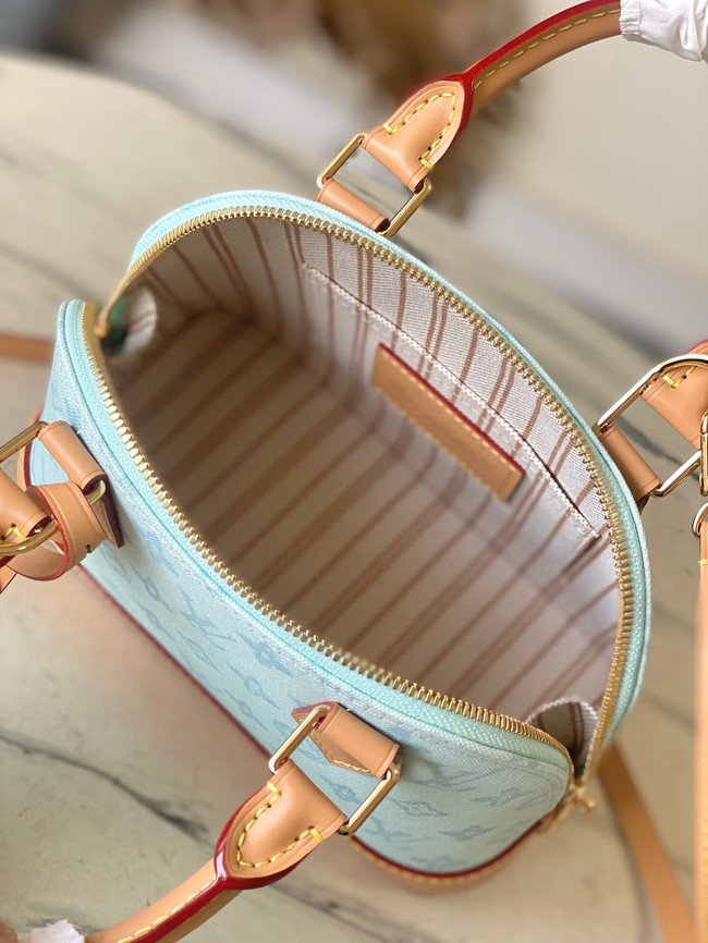Louis Vuitton NEW Alma BB M28272 Bleu Courrier