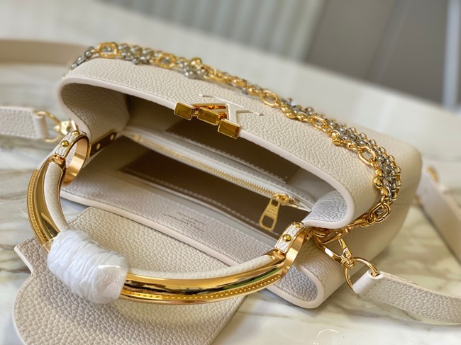 Louis Vuitton Capucines East-West BB M26345 Vanilla