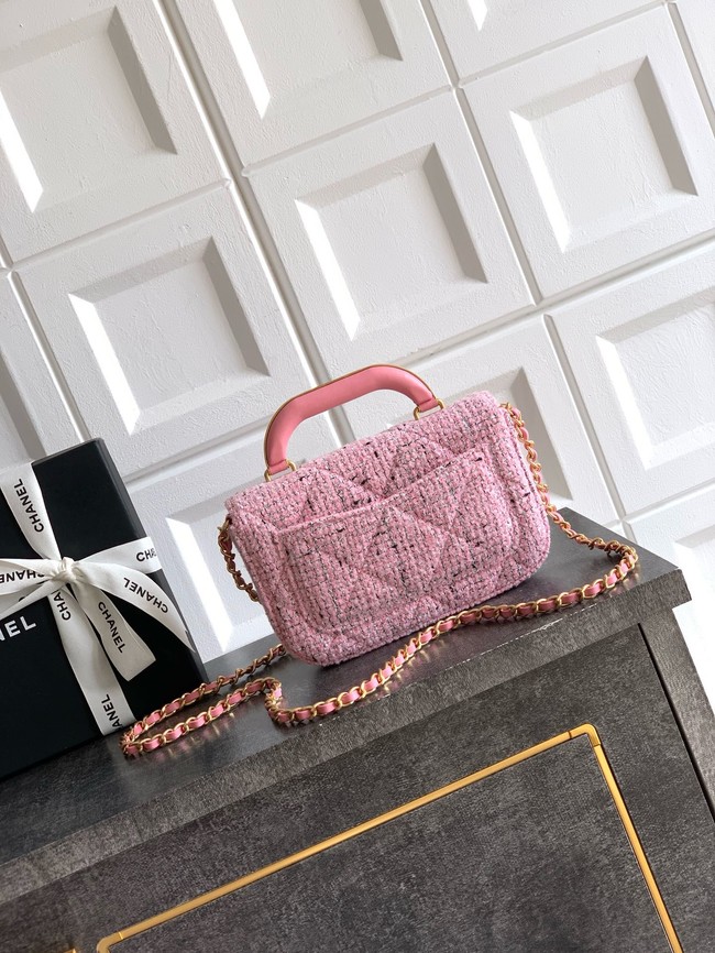 Chanel Flap Bag With Top Handle AS5805 PINK