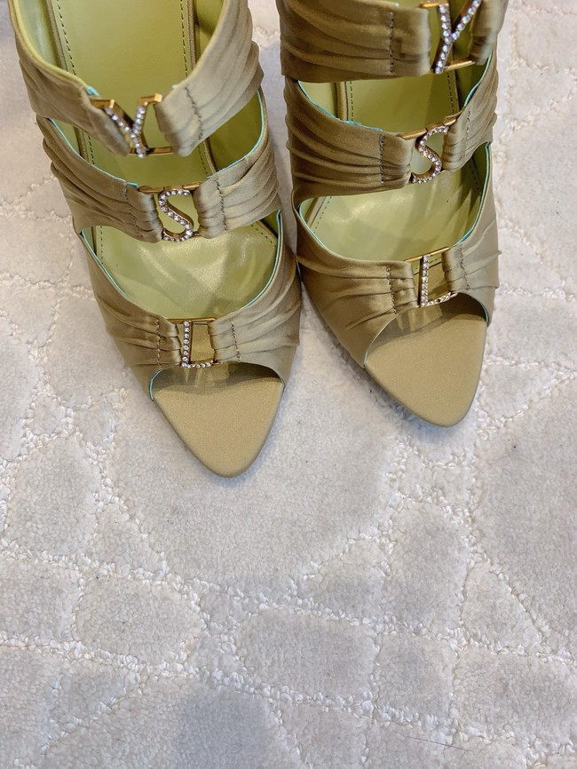 Saint Laurent EMILIE mules in satin crepe G1097-2