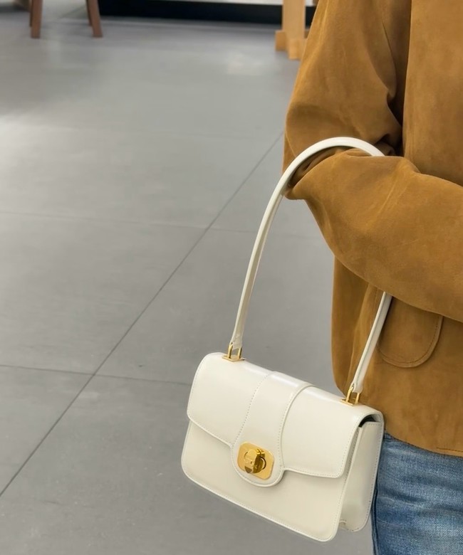 Celine TEEN CELINE JOSEPHINE bag IN CALFSKIN 121423 white