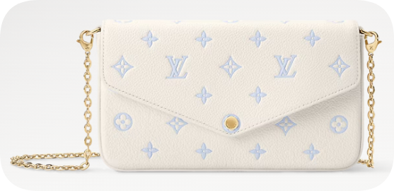 Louis Vuitton Pochette Felicie M28127 blue Louis Vuitton Pochette Felicie M28127 blue