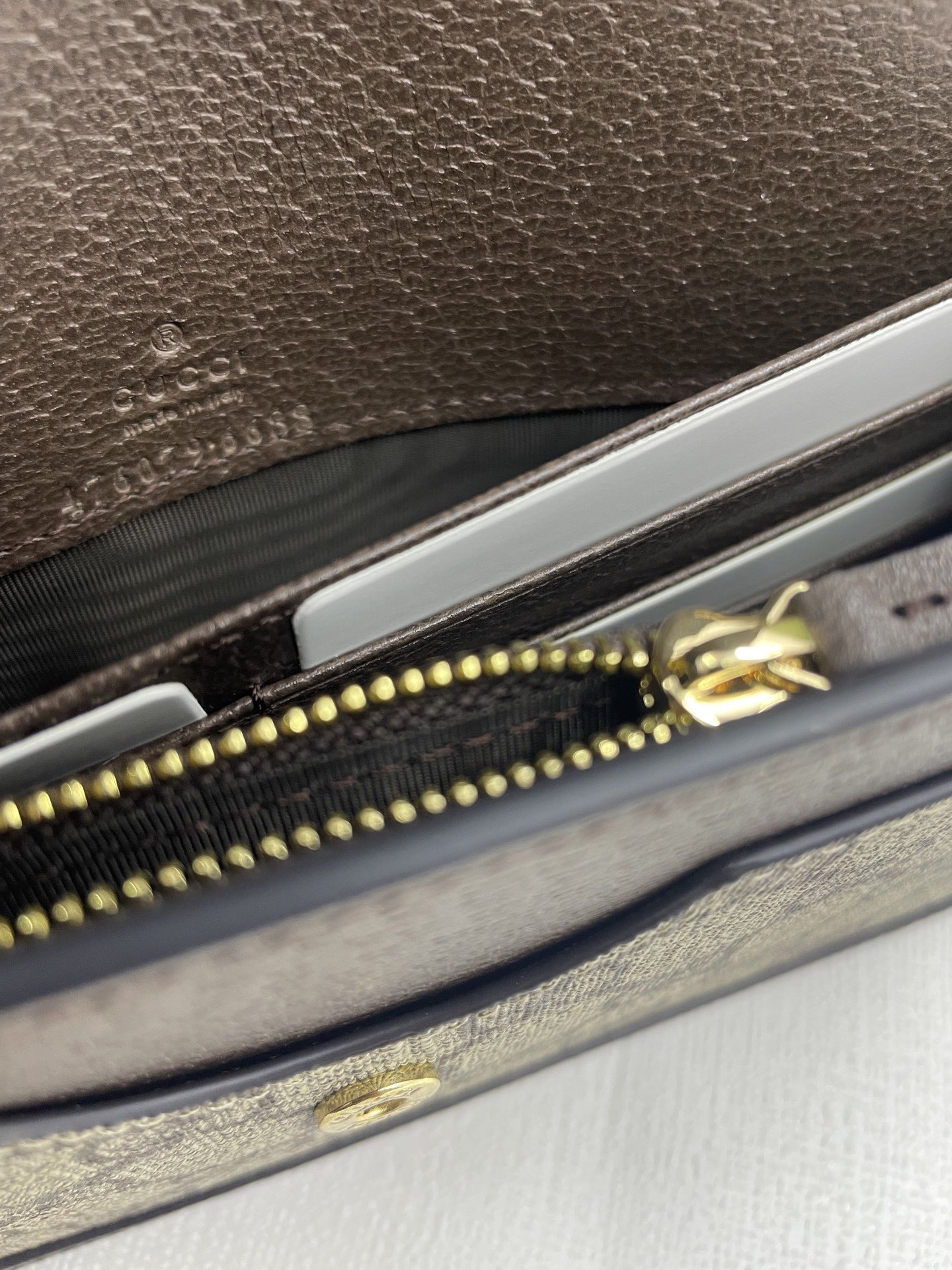 Gucci Ophidia GG Supreme Original Leather Bag 476079 Brown