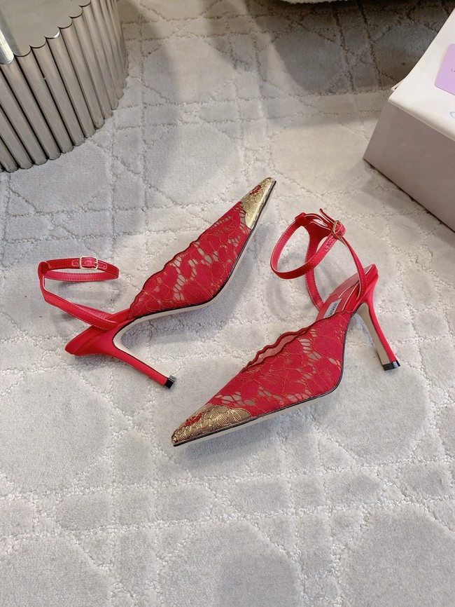 Jimmy Choo slingback pumps in satin crepe 55743-3