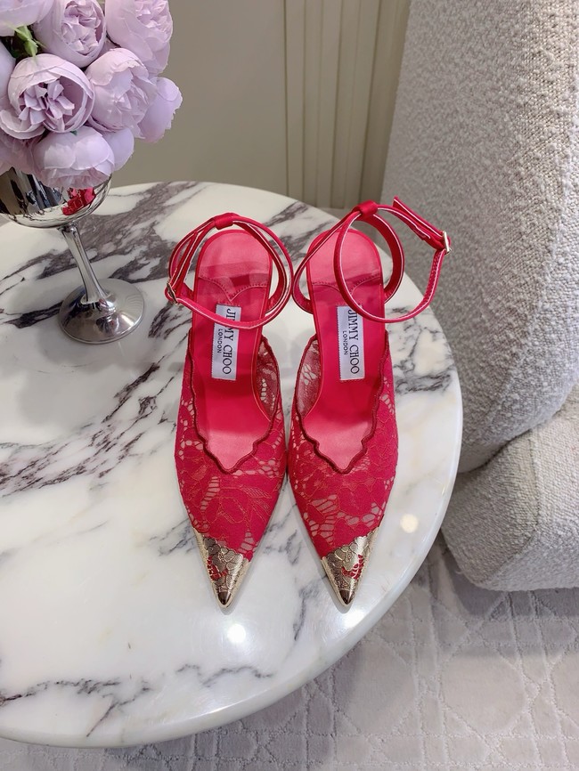 Jimmy Choo slingback pumps in satin crepe 55743-3