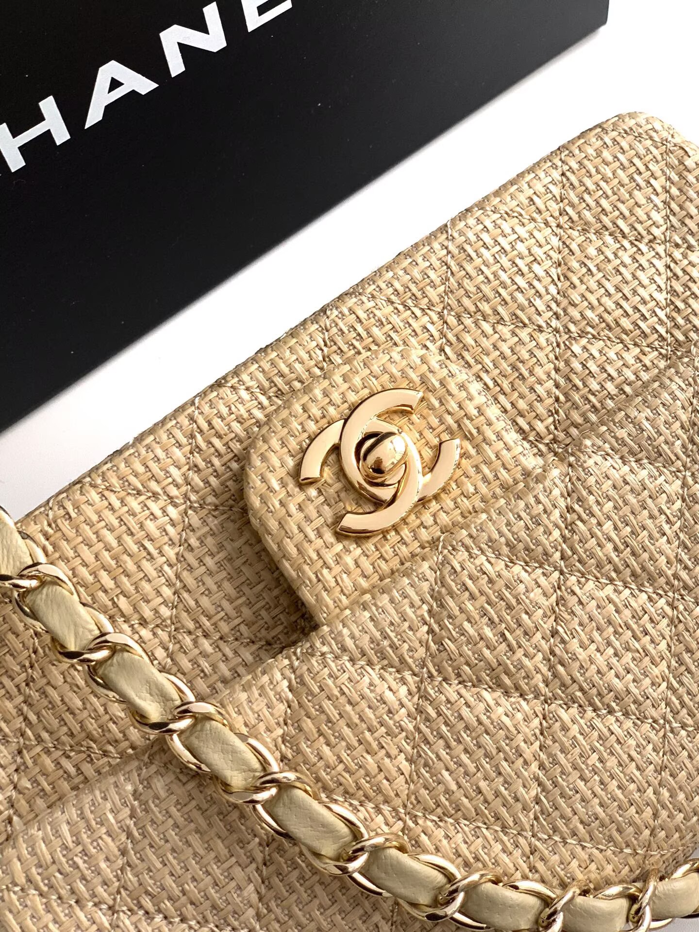CHANEL 26C CF Mini Flap Bag AS5989 Khaki