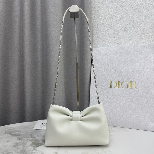 Small Dior Bow Bag Lambskin M0715P Latte