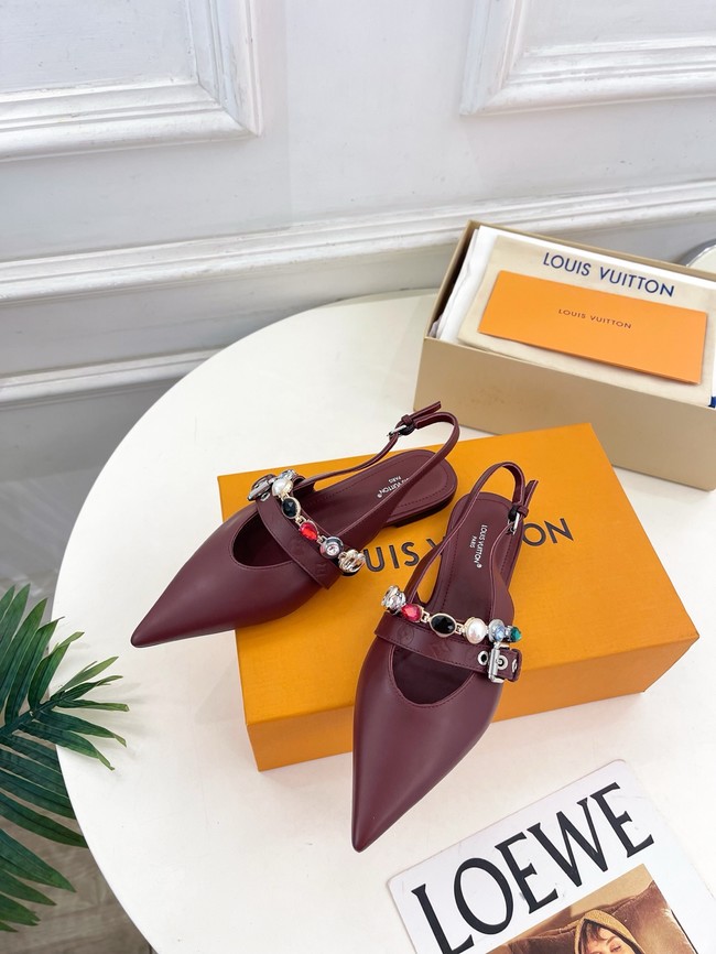 Louis Vuitton Vibe Slingback Flat Sandal  66897-4