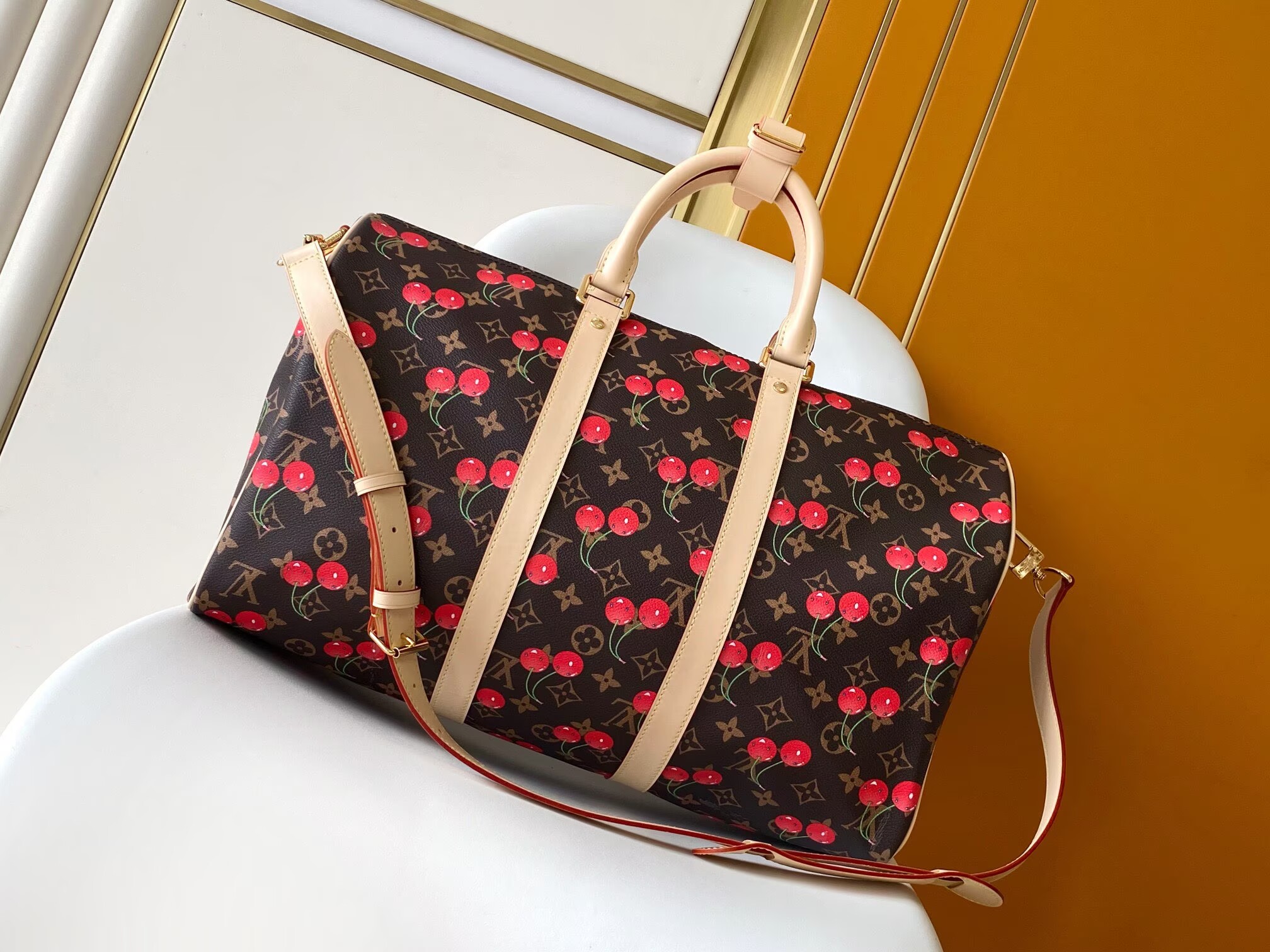 Louis Vuitton NEW LV x TM Speedy Keepall Bandouliere 45 M13764 Louis Vuitton NEW LV x TM Speedy Keepall Bandouliere 45 M13764