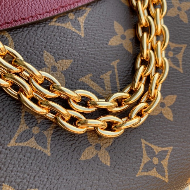 Louis Vuitton Monogram Canvas Original Leather M27066 Purple red