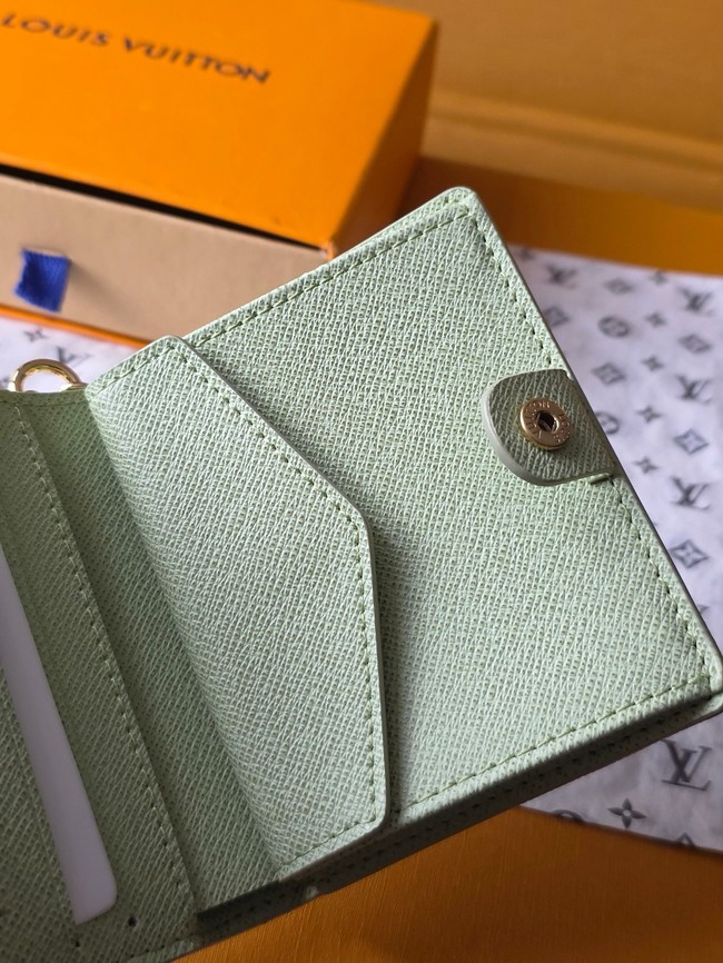 Louis Vuitton Charms Pocket Wallet M27679 Green Asnieres