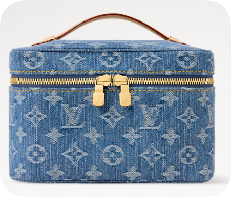 Louis Vuitton NEW Nice Mini M27946 Blue Denim Louis Vuitton NEW Nice Mini M27946 Blue Denim