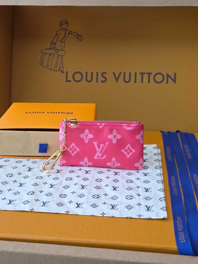 Louis Vuitton Key Pouch M27674 Rose Ruban