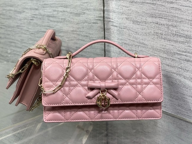 My Dior Mini Bag Cannage Lambskin S0984PU pink