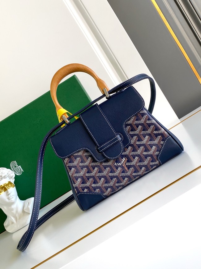 Goyard Saigon Soft Mini Bag 7CL07P dark blue