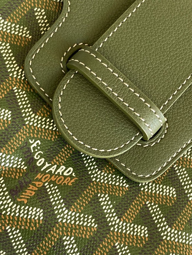 Goyard Saigon Soft Mini Bag 7CL07P dark green