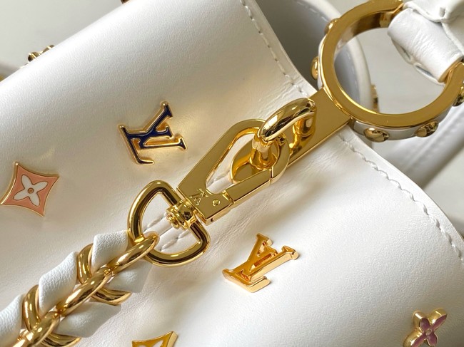 Louis Vuitton LV x TM Capucines East-West Mini M27636 white